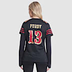 Jersey Nike de la NFL Game para mujer Brock Purdy San Francisco 49ers Rivalries Collection