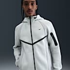 Chamarra Windrunner para hombre con tecnología Nike Tech de tejido Fleece con cierre completo y bloques de color