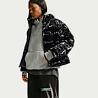 Veste ample brillante Therma-FIT Nike Sportswear Classic pour femme