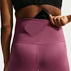 Nike (M) One Women's Dri-FIT High-Waisted 8" Biker Shorts With Pockets (Maternity)