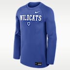 Kentucky Dugout Game Time Men's Nike Dri-FIT College Long-Sleeve T-Shirt