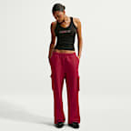 Nike Studio Fleece Medium Weight Women's Oversized High-Rise Cargo Pants