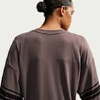 NikeSKIMS Stretch Knit Women's Oversized V-Neck Top