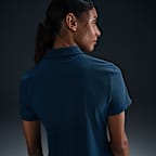 Polo de golf de manga corta Dri-FIT para mujer Nike Victory