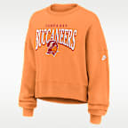 Tampa Bay Buccaneers Rewind Phoenix Women's Nike NFL Oversized Pullover Crew