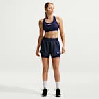 Nike One Pantalón corto de 8 cm con talle alto y diseño 2 en 1 Dri-FIT - Mujer