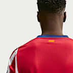 Jersey de futbol de manga larga Nike Dri-FIT Replica del Club Atlético de Madrid local 2026/27 Stadium para hombre
