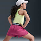 Shorts Dri-FIT para niña talla grande Nike Pro Fleece