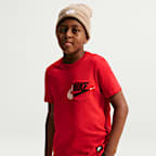 Playera con bolsillo para niños talla grande Nike Sportswear