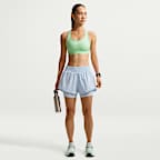 สปอร์ตบราผู้หญิงเสริมฟองน้ำ Nike Swoosh Medium Support