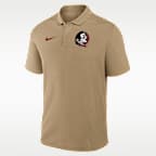 Polo universitario Nike Dri-FIT para hombre Florida State Primetime Victory Primary Logo