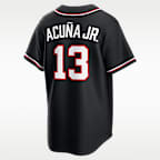 Ronald Acuña Jr. Atlanta Braves Men's Nike MLB Replica Fashion Jersey