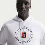 NikeCourt Heritage Dri-FIT Fransız Havlu Kumaşı Erkek Kapüşonlu Tenis Sweatshirt'ü