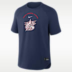 USA Baseball 2026 World Baseball Classic Batting Practice Pregame Men's Nike Dri-FIT Top