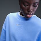 Sudadera sin cierre de cuello redondo extra oversized para mujer Nike Sportswear Phoenix Fleece
