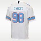 Jeffrey Simmons Tennessee Titans Big Kids' Game Jersey