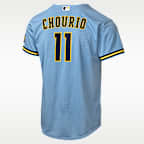 Jackson Chourio Milwaukee Brewers Big Kids' Nike MLB Stadium Home Jersey