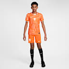 Netherlands 2025 Stadium Home (Women's Team) Big Kids' Nike Dri-FIT Soccer Replica Jersey