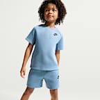 Nike Little Kids' Tech Fleece T-Shirt and Shorts Set