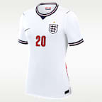 Jersey de fútbol Nike Dri-FIT para mujer Cole Palmer England National Team 2026 Stadium Home