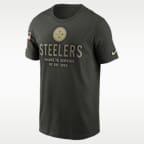 Pittsburgh Steelers Salute to Service Sideline Primary Edge Men's Nike Dri-FIT NFL T-Shirt