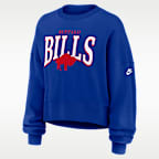 Buffalo Bills Rewind Phoenix Women's Nike NFL Oversized Pullover Crew