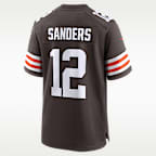 Shedeur Sanders Cleveland Browns 2025 NFL Draft Men's Nike NFL Game Jersey