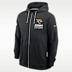 Jacksonville Jaguars Utility Player Sideline Men's Nike Dri-FIT NFL Full-Zip Hoodie