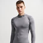 Pánské fitness tričko Nike Pro Dri-FIT s dlouhým rukávem a stojáčkem