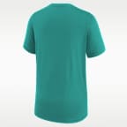 Miami Dolphins Legend Icon Big Kids' Nike Dri-FIT NFL T-Shirt
