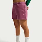Nike Studio Fleece Medium Weight középmagas szabású női rövidnadrág