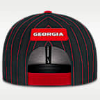 Georgia Primetime Pin Stripe 2-Tone Men's Nike Dri-FIT College Adjustable Hat