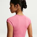 เสื้อวิ่งแขนสั้นผู้หญิง Dri-FIT Nike Tempo Swoosh