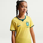 Brasilien 2026 Heimstadion Nike Dri-FIT Replika-Fußballtrikot für ältere Kinder