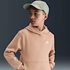 Sudadera con gorro sin cierre para niños talla grande Nike Sportswear Club Fleece