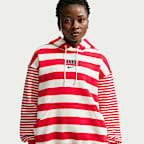 Sudadera con gorro con cierre para fútbol oversized Nike para mujer de la selección nacional de fútbol masculino de Estados Unidos Phoenix Fleece