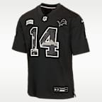 Jersey Nike de la NFL Game para niños talla grande Amon-Ra St. Brown Detroit Lions Salute to Service