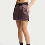 나이키 스포츠웨어 여성 루즈 핏 미드라이즈 새틴 쇼츠