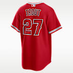 Mike Trout Los Angeles Angels Men's Nike MLB Replica Jersey
