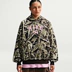 Sudadera con gorro sin cierre oversized para mujer Nike Studio Fleece Medium Weight
