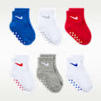 Socquettes anti-dérapantes Pop Color Nike pour bébé (12-24 mois) (6 paires)