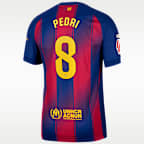 Pedri Barcelona 2025/26 Match Home Men's Nike Dri-FIT ADV Soccer Jersey
