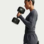 Nike One Dri-FIT 2-in-1 damesshorts met halfhoge taille (8 cm)