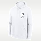 New York Yankees Minimal Club Men's Nike MLB Pullover Hoodie