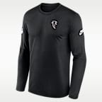 Atlanta Falcons Alt Legend Small Logo Men's Nike Dri-FIT NFL Long-Sleeve T-Shirt