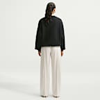 Nike Studio Fleece mittelschweres Material Oversize-Rundhalsshirt (Damen)