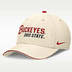 Gorra universitaria Nike Dri-FIT para hombre Ohio State Primetime