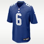 Jaxson Dart New York Giants 2025 NFL Draft First Round Pick Men's Nike NFL Game Jersey