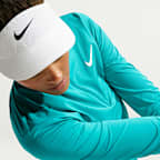 Playera de golf Dri-FIT con cierre de 1/4 para mujer Nike Victory