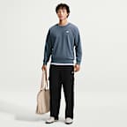 Pants cargo de tejido Fleece con dobladillo abierto para hombre Nike Club
